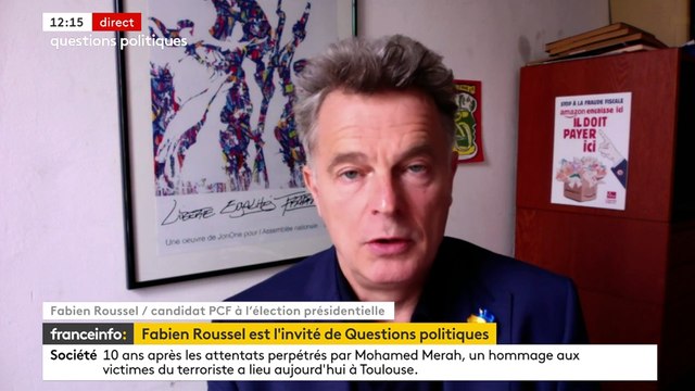 DIRECT Fabien Roussel invité de Questions politiques sur France inter