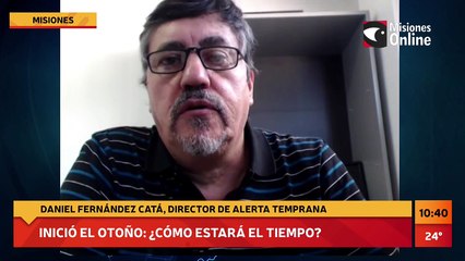 #Pronóstico | Comenzó el otoño: ¿Cómo estará el tiempo? Entrevista a Daniel Fernández Cata, titular de la Dirección de Alerta Temprana