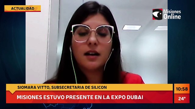 Misiones estuvo presente en la Expo Dubái. Entrevista a Siomara Vitto.