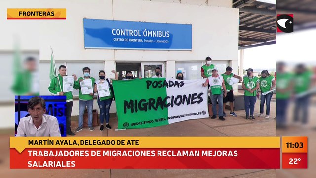 Trabajadores de Migraciones reclaman mejoras salariales