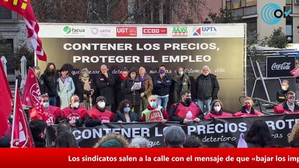 DIRECTO: Los sindicatos salen a la calle con el mensaje de que «bajar los impuestos no es la solución»