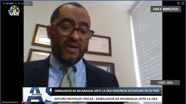 Embajador de #Nicaragua ante la #OEA denuncia dictadura en su país - #23Mar - Ahora