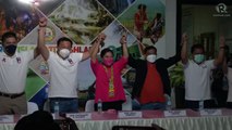 Robredo, Alvarez hold press conference in Davao del Norte