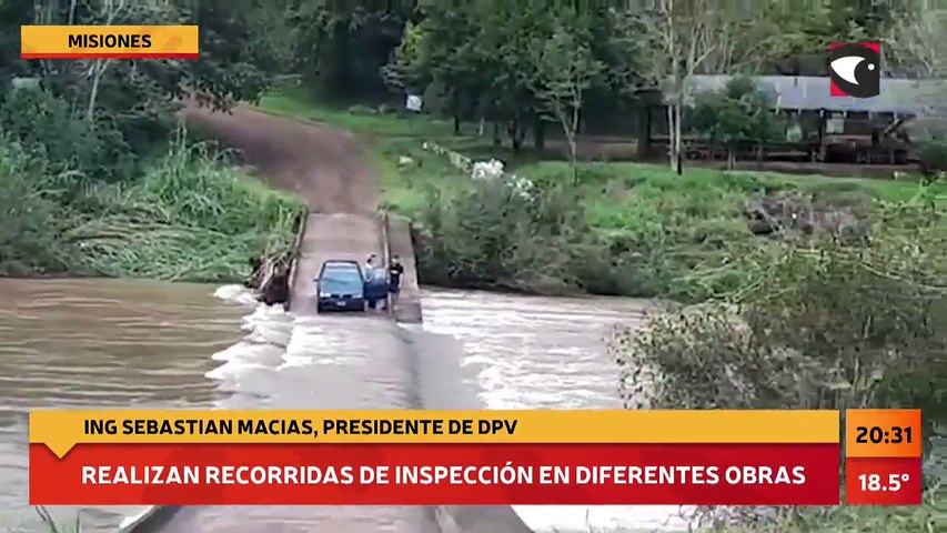 Entrevista a Sebastián Macías: realizan relevamiento por obras en Misiones