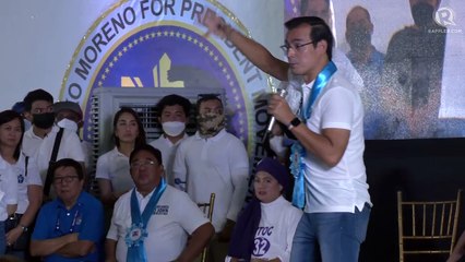 Isko Moreno mini rally in San Juan, Batangas