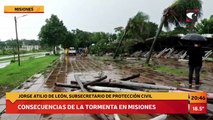 Repercusiones de la lluvia en Misiones | Entrevista a Atilio de León
