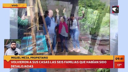 #Garupá | Volvieron a sus casas las seis familias que habían sido desalojadas.