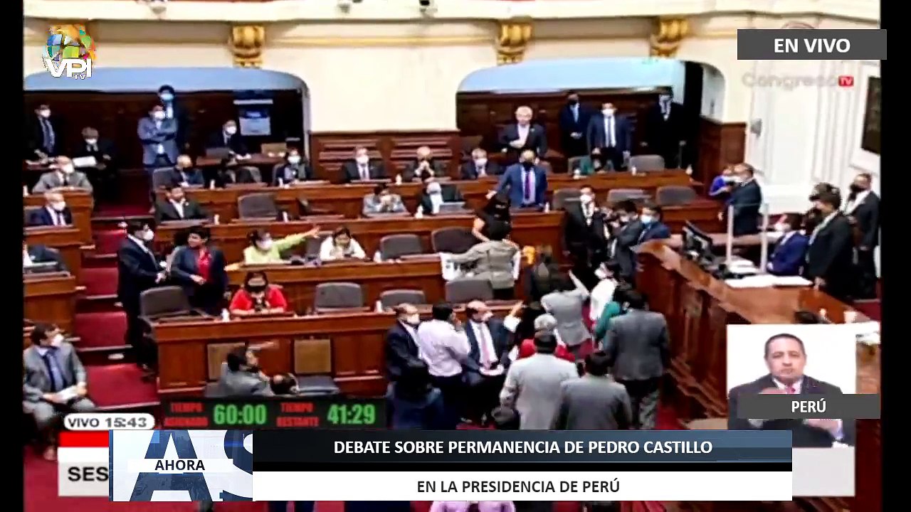 En Vivo | Debate sobre permanencia de Pedro Castillo en la presidencia de #Perú - #28Mar - Ahora