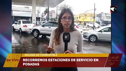 Escasez de combustible. Recorremos estaciones de servicio en Posadas.