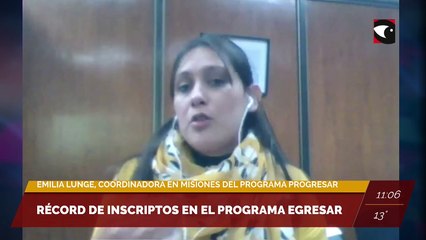 Récord de inscriptos en el programa Egresar. Entrevista a Emilia Lunge, coordinadora en Misiones del programa Progresar