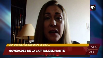 Novedades de la Capital del Monte. Lisa Barrios, corresponsal de Oberá