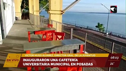 Inauguraron una Cafetería Universitaria Municipal en Posadas