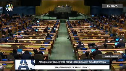 En Vivo | Asamblea General #ONU se reúne ante invasión de #Rusia en #Ucrania - #07Abr - Ahora