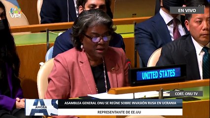 En Vivo | Continúa debate de Asamblea General #ONU ante invasión de #Rusia en #Ucrania - #07Abr