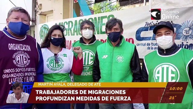 Trabajadores de migraciones profundizan medidas de fuerza. Entrevista a Martín Ayala, Delegado de ATE