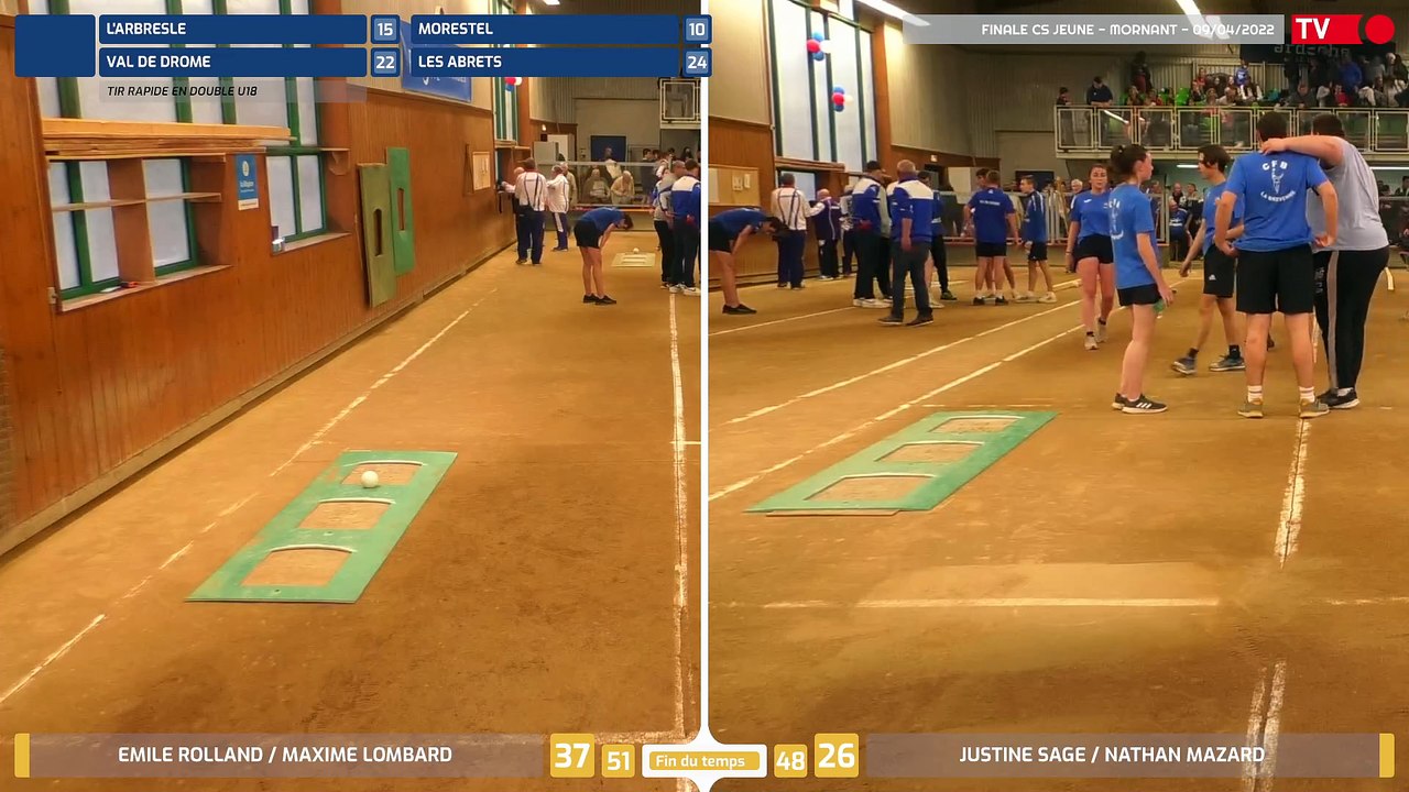 Championnat de France des Clubs Jeunes / Demi-finale U15 / Samedi 9 Avril