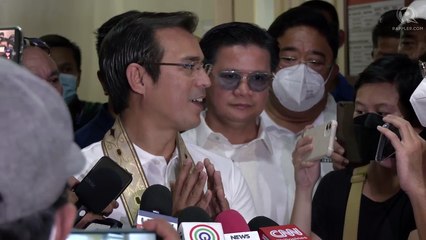 Isko Moreno interview in Porac, Pampanga