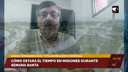 #Pronóstico | Cómo estará el tiempo en Misiones durante Semana Santa