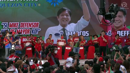 Video herunterladen: Uniteam grand proclamation rally for Quezon City local election bets