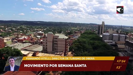 Movimiento turístico en Oberá por Semana Santa