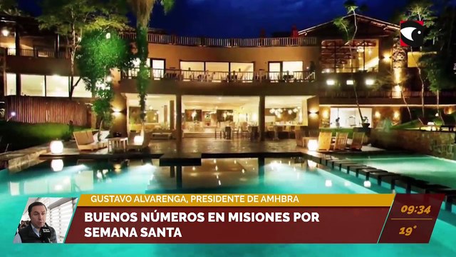 Turismo en Semana Santa. Entrevista a Gustavo Alvarenga, el presidente de la Asociación Misionera de Hoteles, Bares, Restaurantes y Afines.