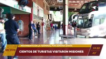 Movimiento en la Terminal de Ómnibus de Posadas por Semana Santa: cientos de turistas visitaron Misiones