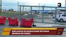 Los trabajadores continúan en estado de alerta permanente, asamblea y movilización. Empleados de Migraciones retoman medidas de fuerza.