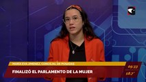 Finalizó el parlamento de la mujer. Entrevista a María Eva Jiménez, concejal de Posadas.