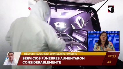 Servicios fúnebres aumentaron considerablemente. Entrevista a Néstor Melgarejo, empresario fúnebre