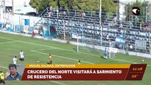 #Futbol Crucero del Norte visitará a Sarmiento de Resistencia