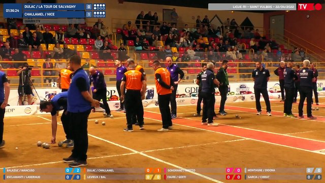 Ligue Sport Boules M1 / Saint Vulbas / Plan Rapproché / Vendredi 22 Avril