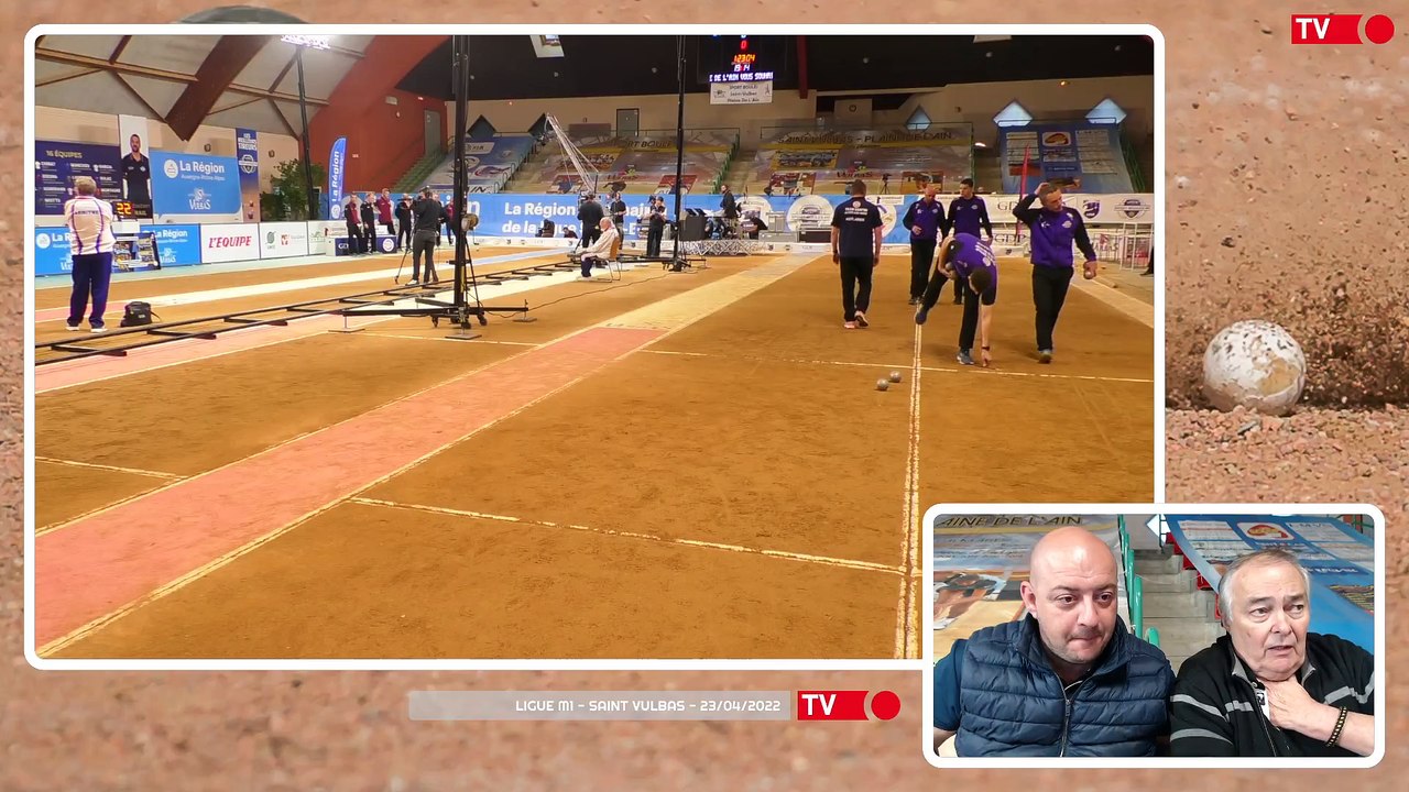 Ligue Sport Boules M1 / Saint Vulbas / Plan Rapproché / Vendredi 22 Avril
