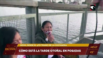 Como está la tarde otoñal en #Posadas