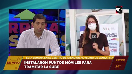 Instalaron puntos móviles para tramitar la tarjeta SUBE