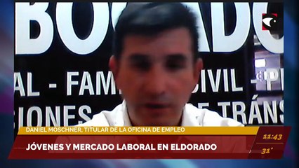 Jóvenes en el mercado laboral de Eldorado. Entrevistamos a Daniel Moschener, titular de la Oficina de Empleo de esa localidad