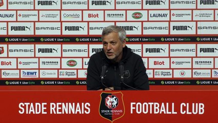 J35 | #SRFCASSE - Conférence de presse d'avant-match avec Lovro Majer et Bruno Genesio