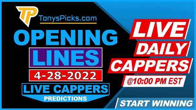 Game Day Picks Show Live Expert NBA NHL MLB Picks - Predictions, Tonys Picks  4/25/2022 - video Dailymotion