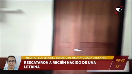 Eldorado | Rescataron a recién nacido de una letrina. Nedi Rotela, la jefa del servicio de neonatología del SAMIC.