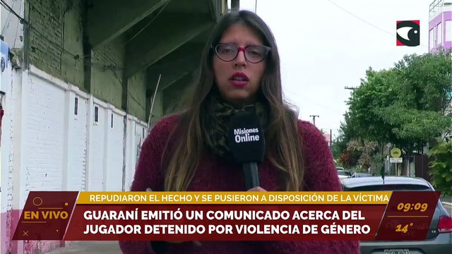El club Guaraní Antonio Franco emitió un comunicado acerca del jugador detenido por violencia de género.