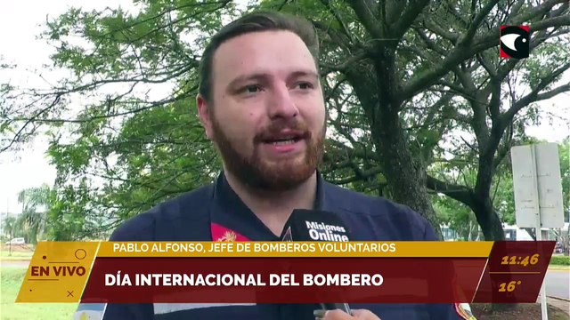 Día Internacional del Bombero. Entrevistamos a Pablo Alfonso, Jefe de Bomberos Voluntarios de Misiones