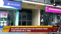 Posadas: Falleció un empleado de limpieza tras caer desde un 3° piso