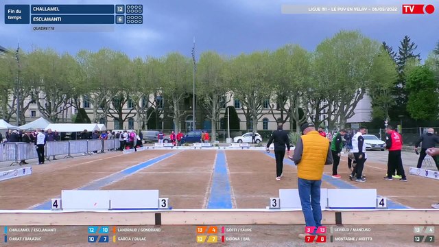 Ligue Sport Boules M1 / Plan serré / Le puy en velay / Vendredi 6 Mai