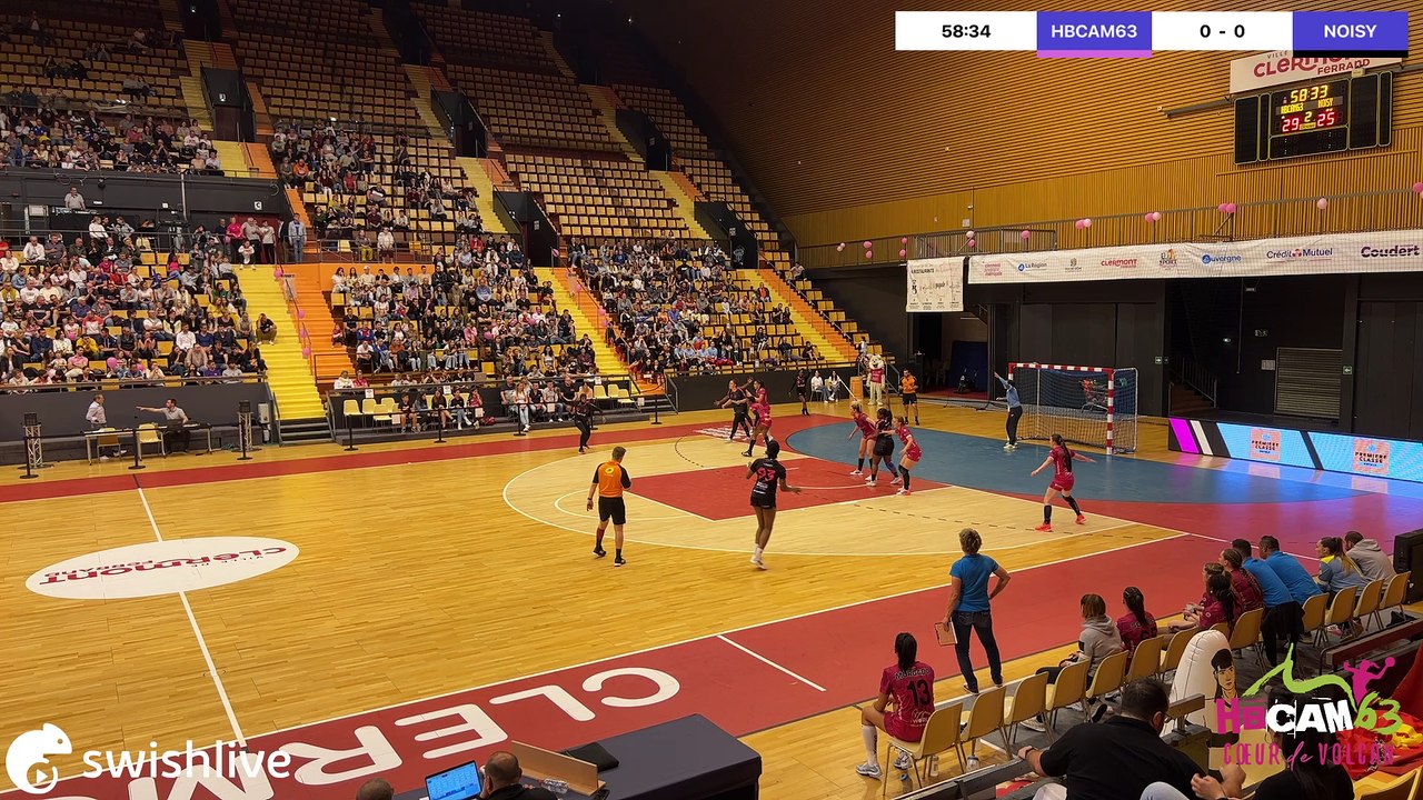Swish Live - Handball Clermont Auvergne Metropole 63 - Noisy le Grand Handball - 6428094