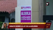 Debate sobre la ley de alquileres. Entrevistamos a María Bower, presidente del colegio de corredores inmobiliarios