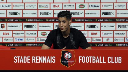 J37. #SRFCOM - Conférence de presse d'avant-match avec Nayef Aguerd & Bruno Genesio
