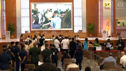Proclamation of winning senators in PICC