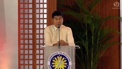 Proclamation of winning senators in PICC