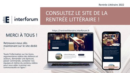 Rentrée Littéraire 2022