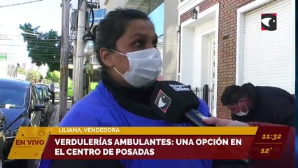 Verdulerías ambulantes: una opción en el centro de Posadas