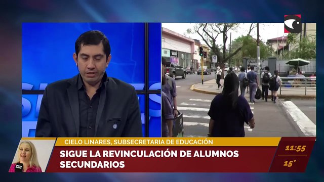 Sigue la revinculación de alumnos secundarios. Entrevistamos a Cielo Linares, subsecretaría de Educación.